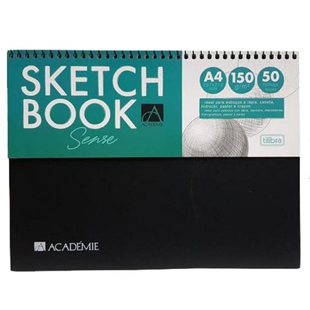 Caderno Sketchbook Acedémie 150G/M² Tilibra