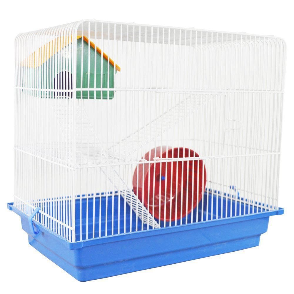 Gaiola Para Hamster Topolino Azul Contrera 3 Andares Epoxi