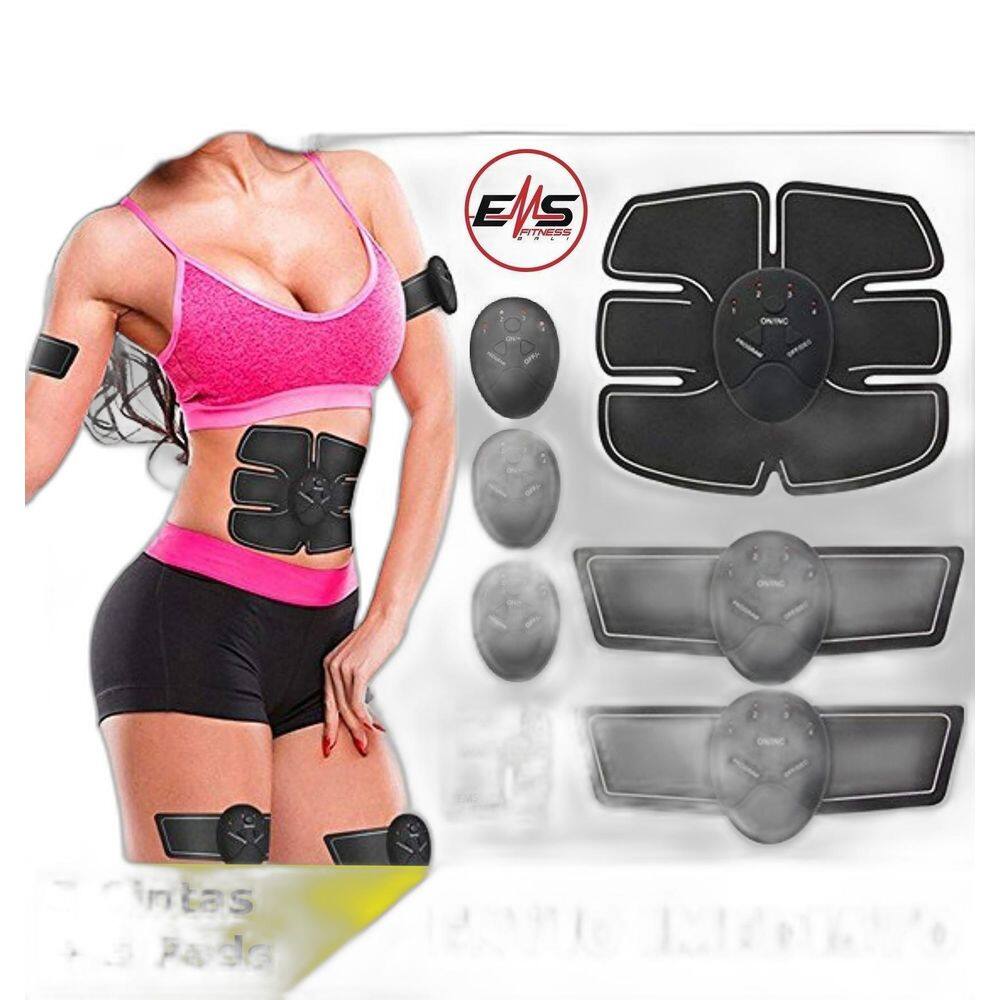 Cinto Abdominal Braços Pernas Estimulador Muscular Elétrico