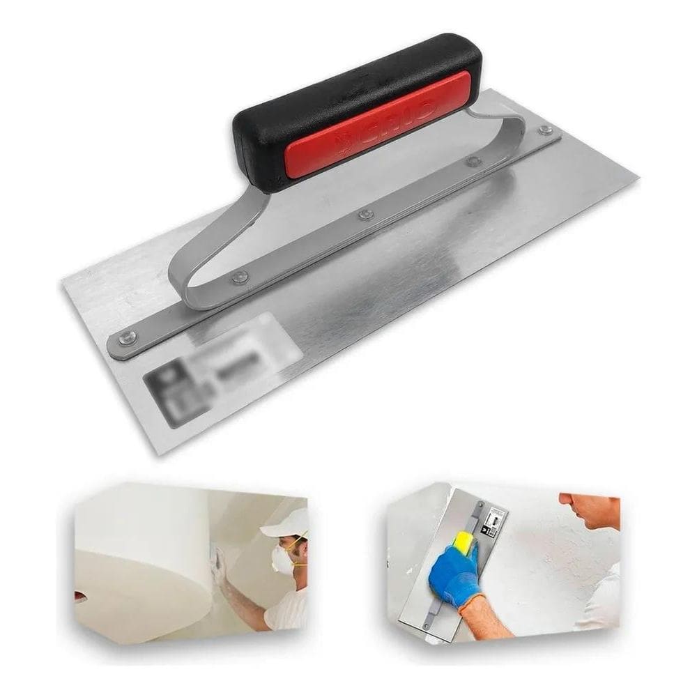 Desempenadeira Aço Galo 305/00 Lisa Para Gesso 12X 29Cm