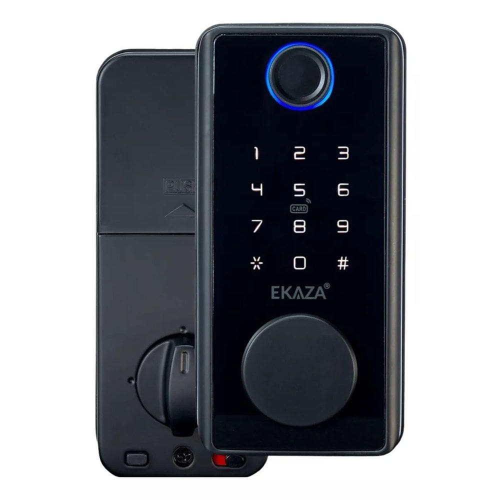 Fechadura Inteligente Wifi Sobrepor Biometria Tag Ekaza Tuya
