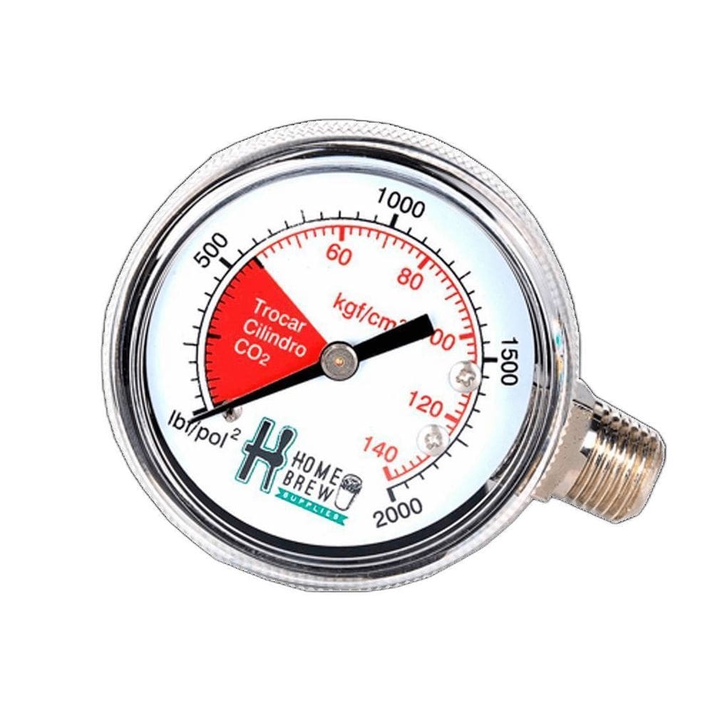 Manômetro Alta Reguladora CO2 Chope - 140 kgf/cm2
