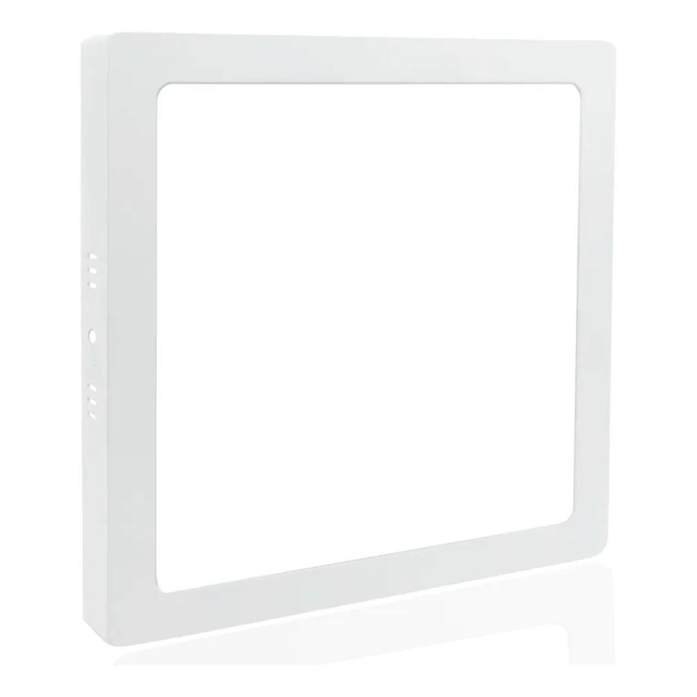 2X Painel Plafon Led 25W 24W Power Sobrepor Quadrado Com Rea
