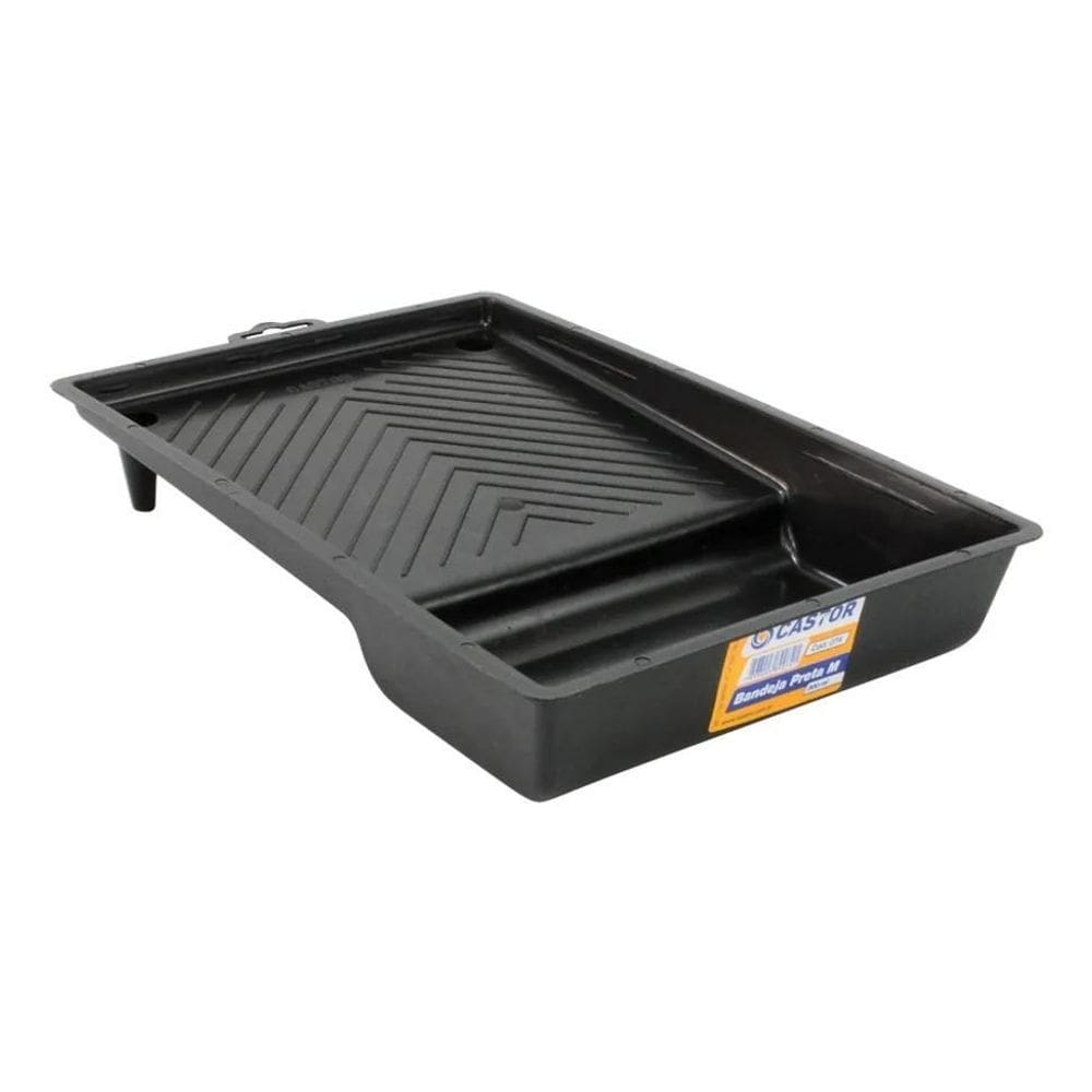 Bandeja Para Pintura 300Ml Pequena Preta - Castor