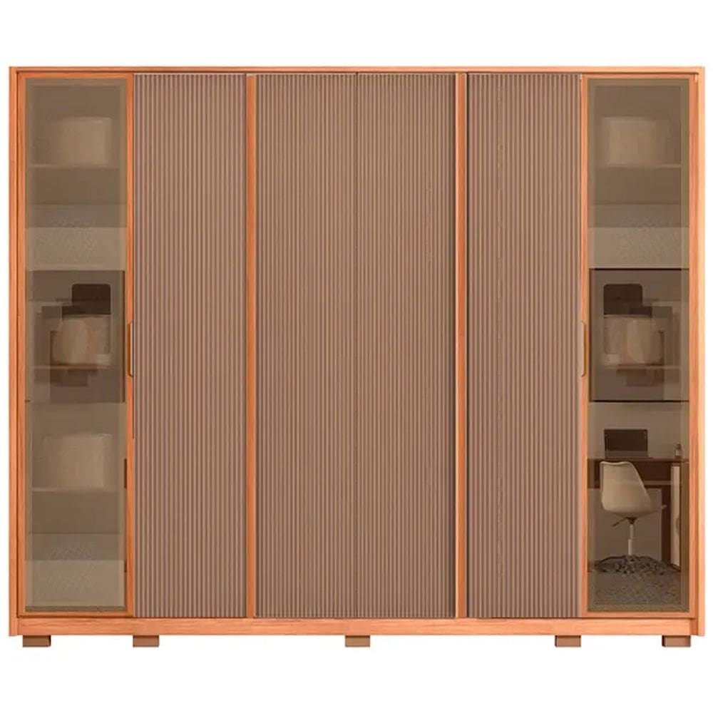 Guarda Roupa Casal 6 Portas Bater 6 Gavetas Coari Caemmun Roupeiro