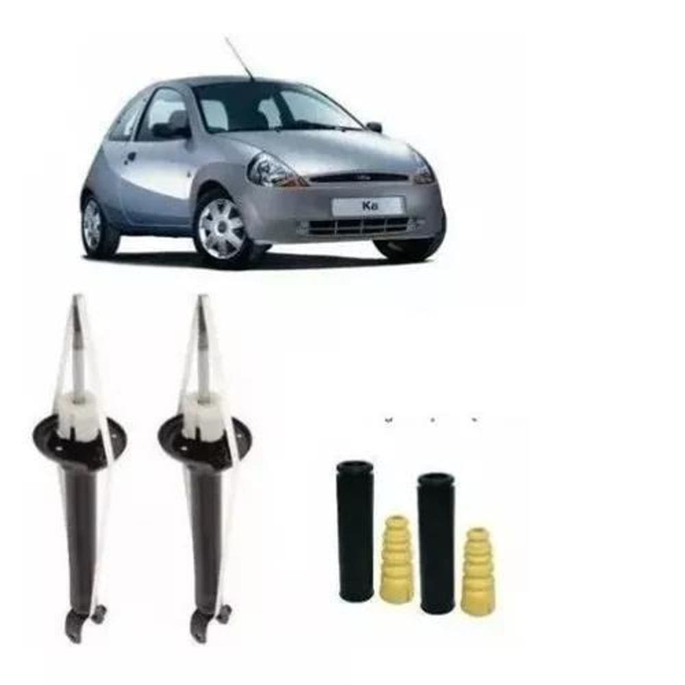 Par Amortecedor Traseiro Ford Ka+ Kit Batente 97 98 99 00...