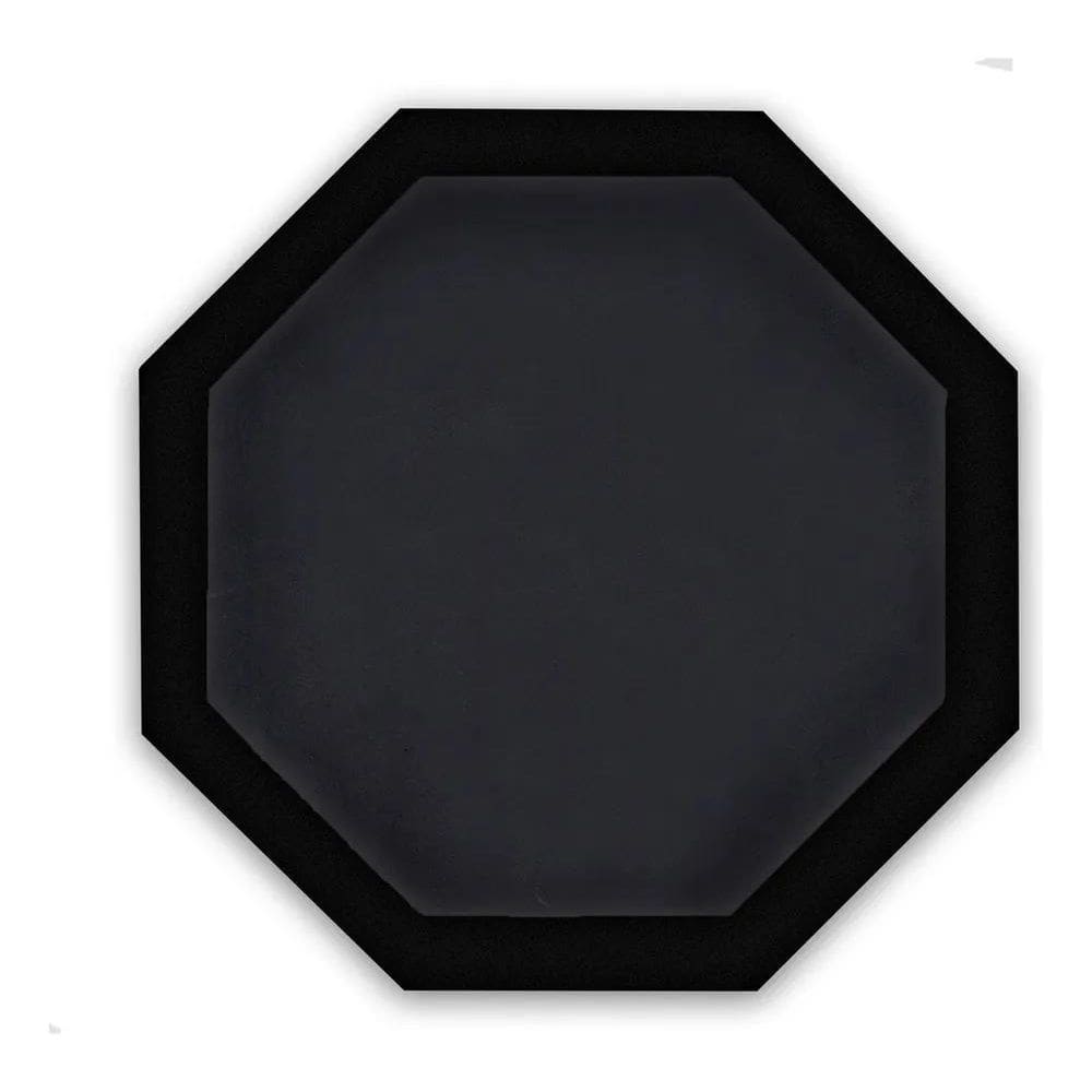 2X Pad Estudo Bateria Praticável De Treino 12 Pol Preto Flas