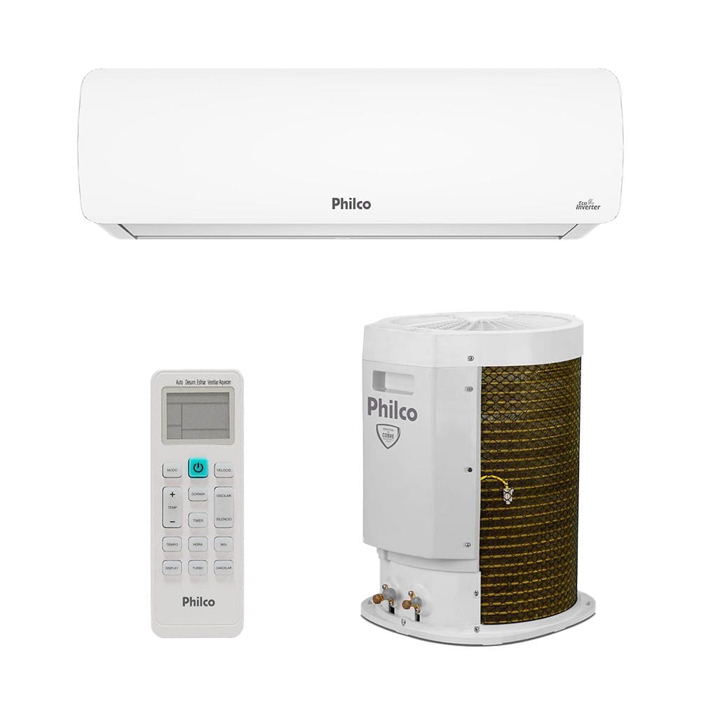 Ar Condicionado Split Hi Wall Eco Inverter Philco 18.000 Btus Frio 220v R-32