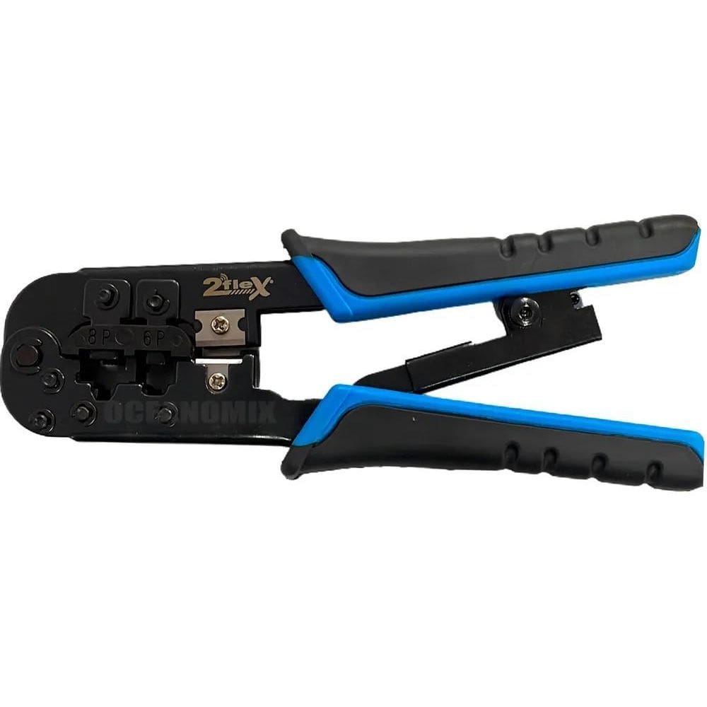 2X Alicate Crimpar Profissional Rj45 Rj11 Rj12 8P 6P 4P Catr