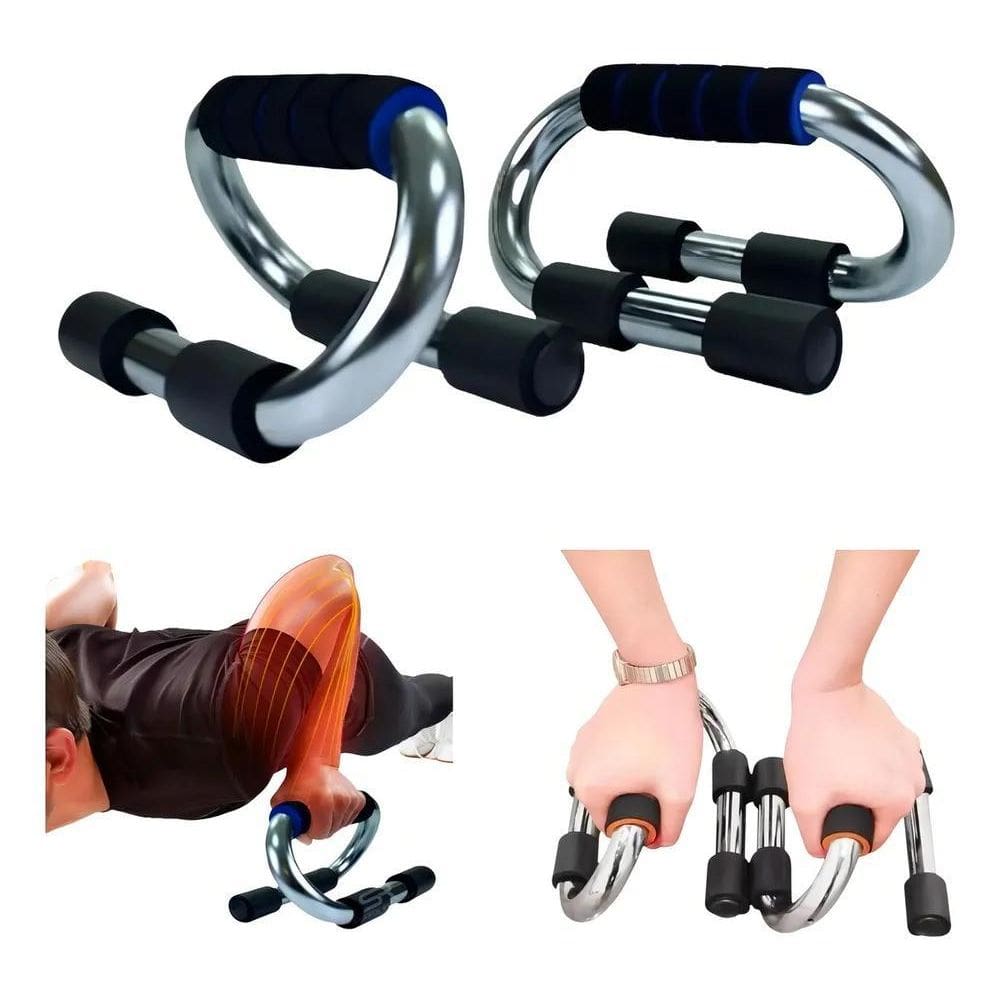 Barra Paralelas De Chão Treino Funcional E Calistenia Metal