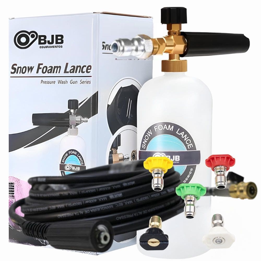 Snow Foam Bico Engate Rápido 10M Mangueira Para Wap Combat