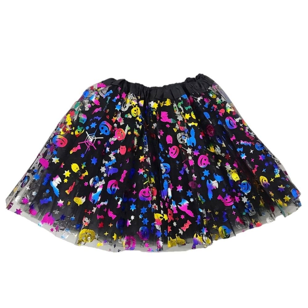 Saia Tule Halloween Carnaval Festa a Fantasia 20cm Variados