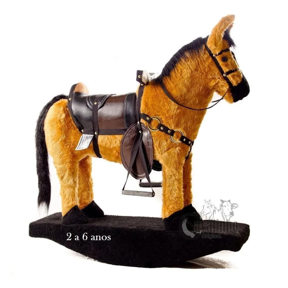 Cavalo Cavalinho Brinquedo Balanço Infantil Super Luxo Premi