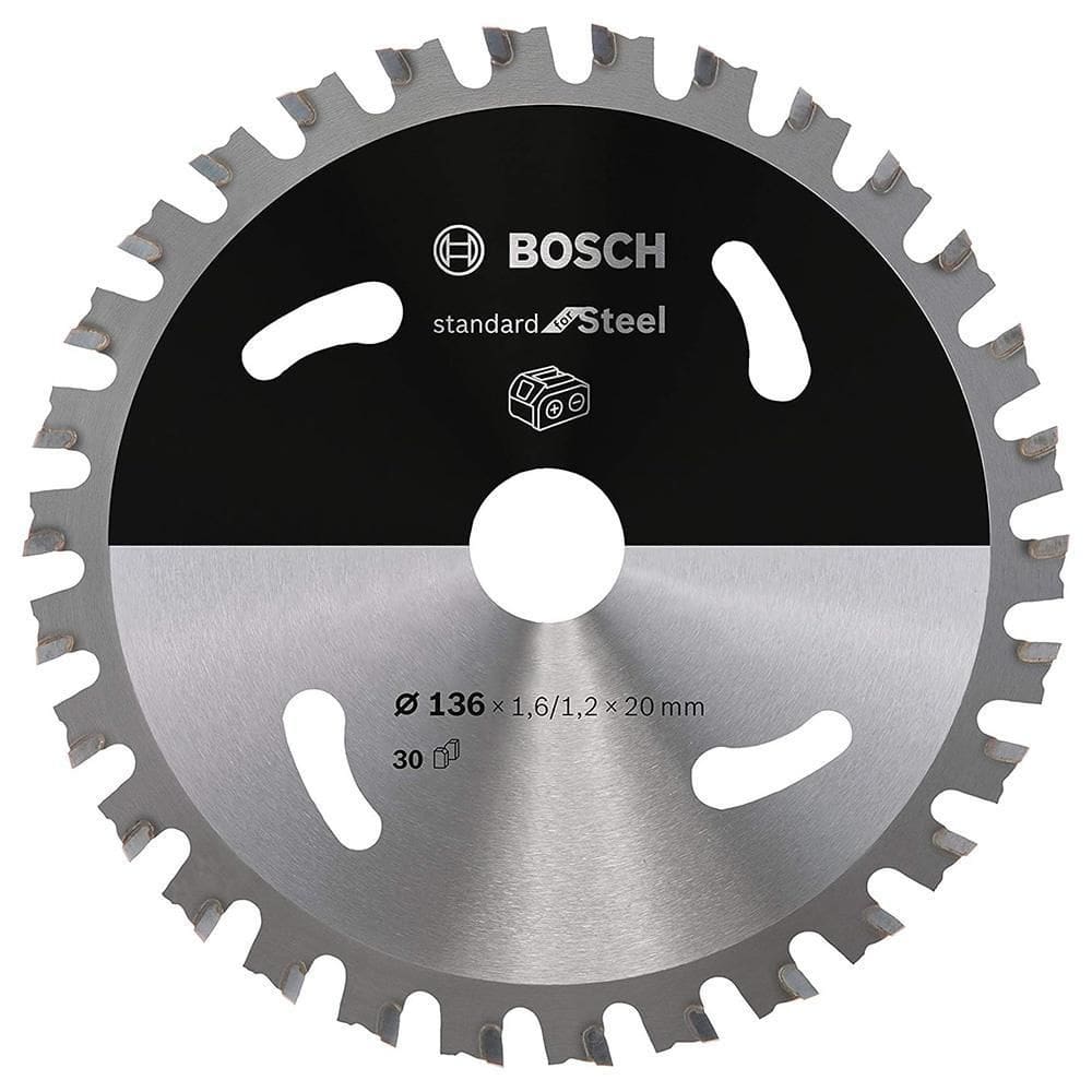 Lâmina Serra Circular 136Mm 5.3/8 30 Dentes Metais / Bosch