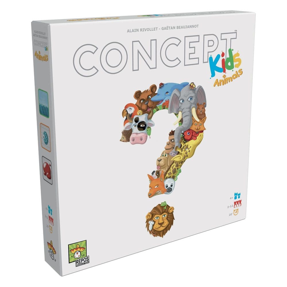 Board Game Repos Production Concept Kids Animals 4+ Ages