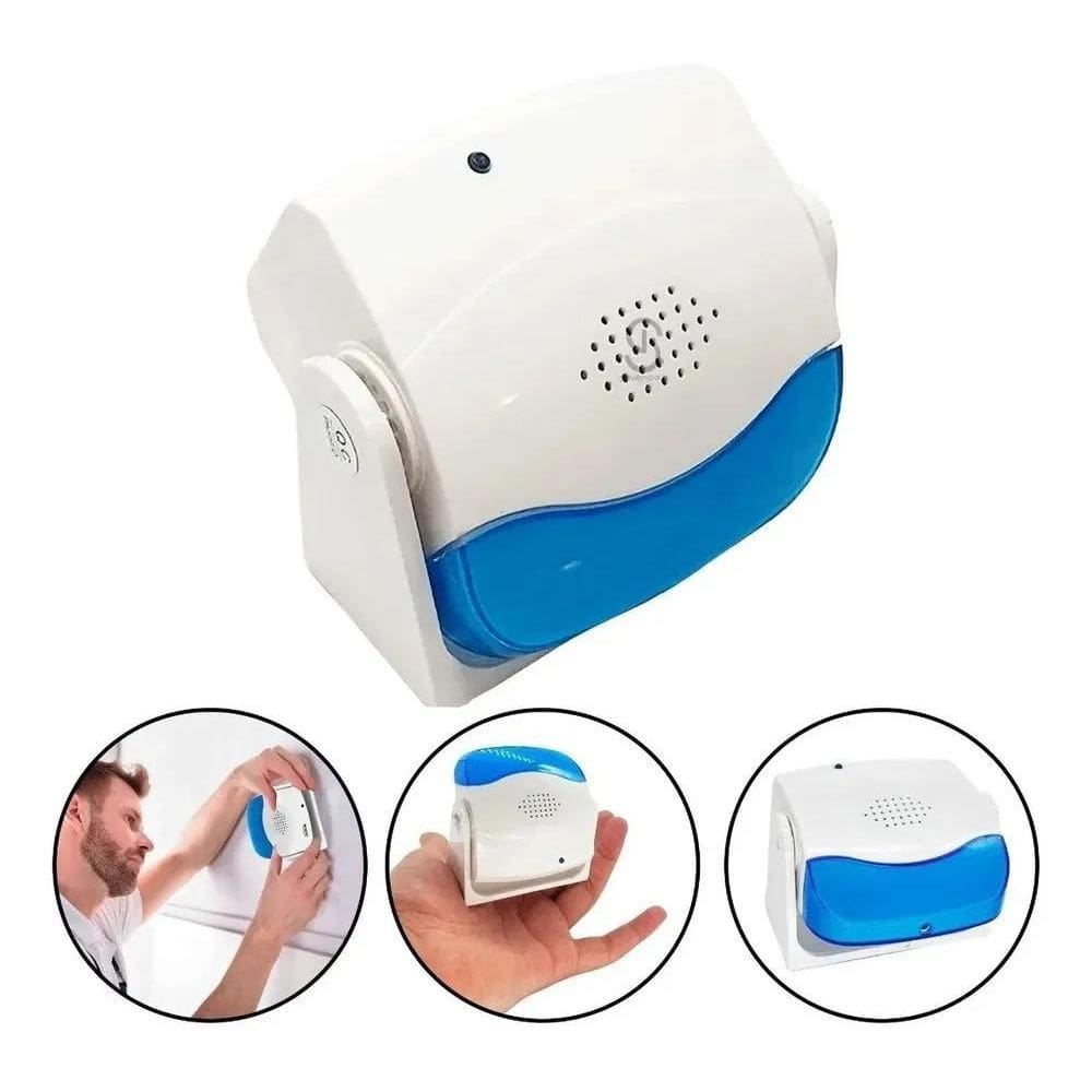 2X Sensor De Presença Campainha Digital Anunciador S/Fio Bm-