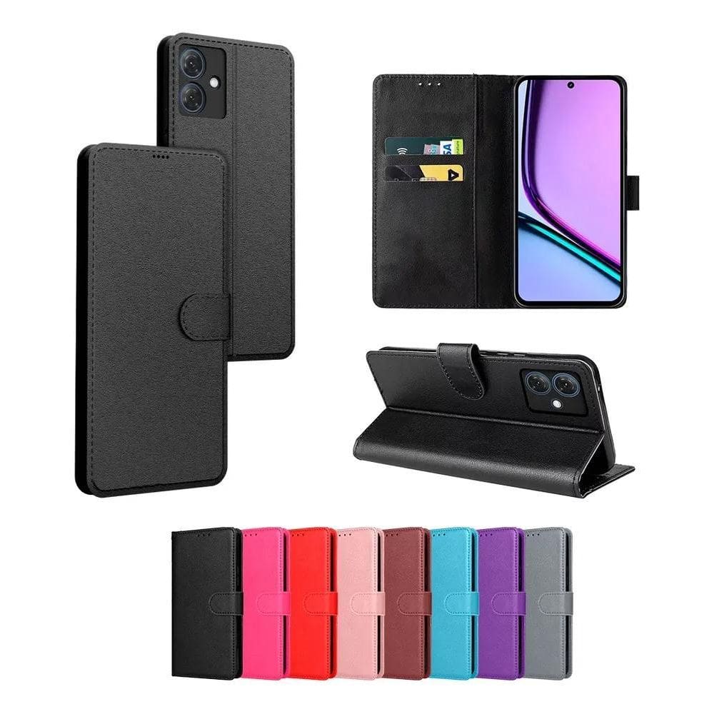 2X Capa Capinha Carteira Flip Compatível Motorola Moto G34 5