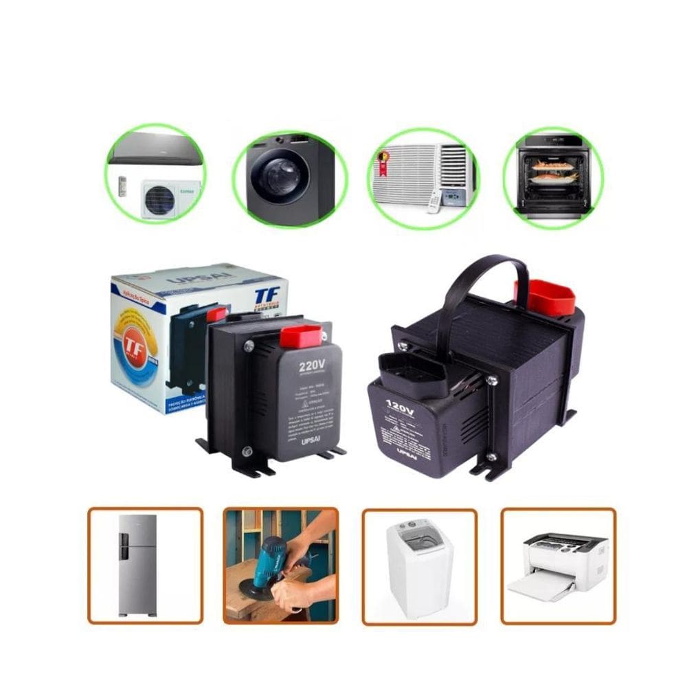 Transformador Arcond Ate 12000Btu Geladeira Freezer 220V110V