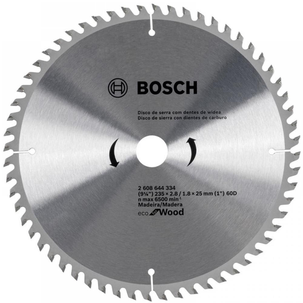 Disco de Serra Circular 9” (235mm) Bosch, 60 Dentes