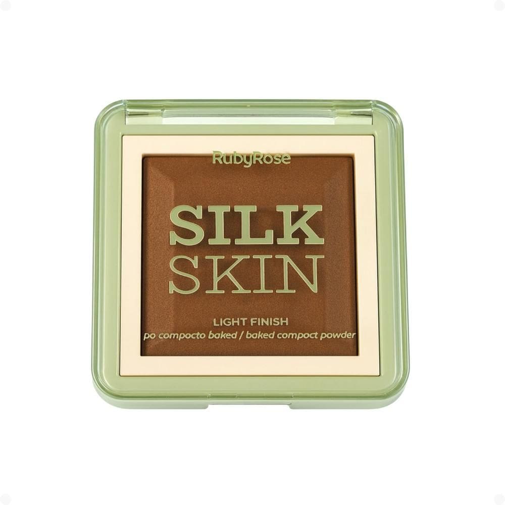 Pó Compacto Ruby Rose Silk Skin Light Finish PC80 HB-M403-8