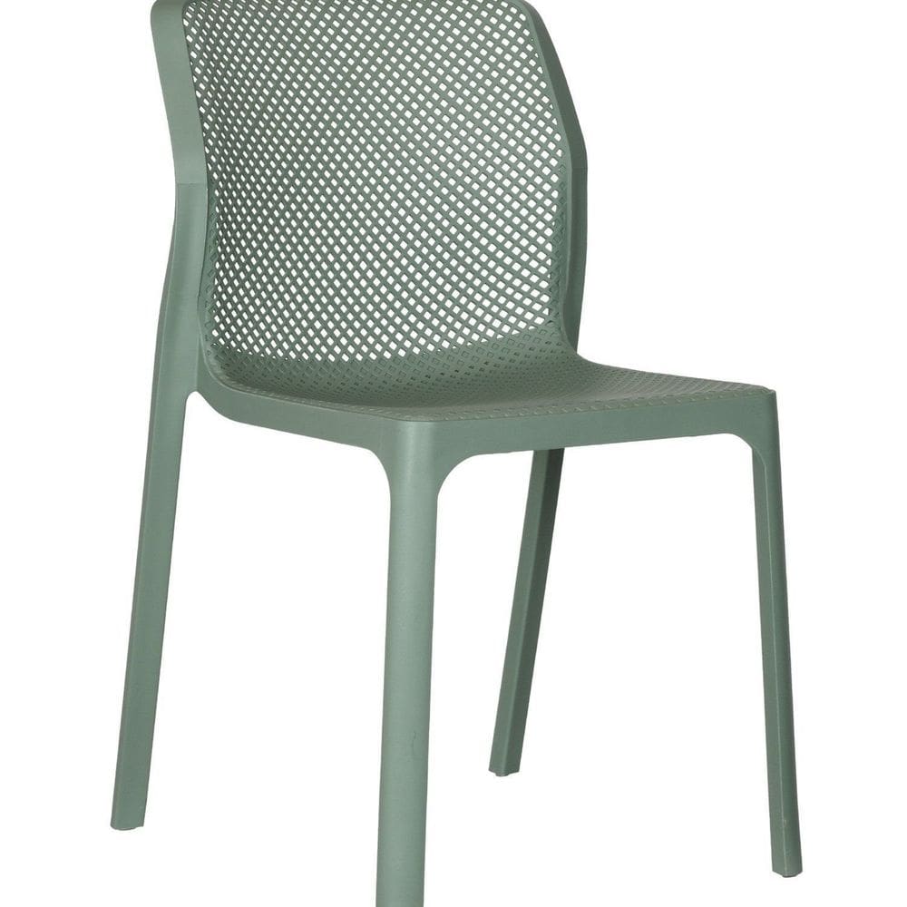 Cadeira para Sala de Jantar em Polipropileno Capri Verde Aloe