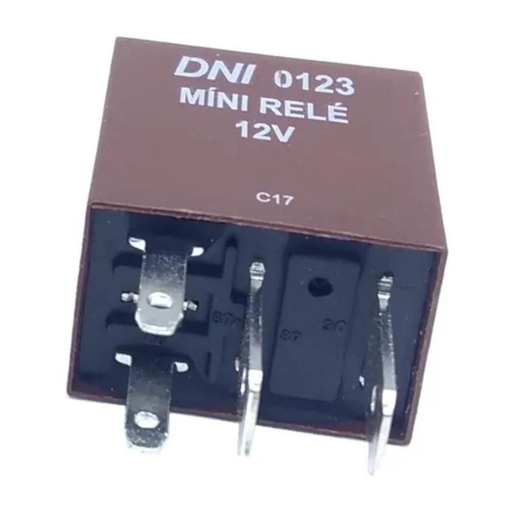 Rele Mini Auxiliar 12V Fiat Uno Vectra Gol Corsa Dni0123