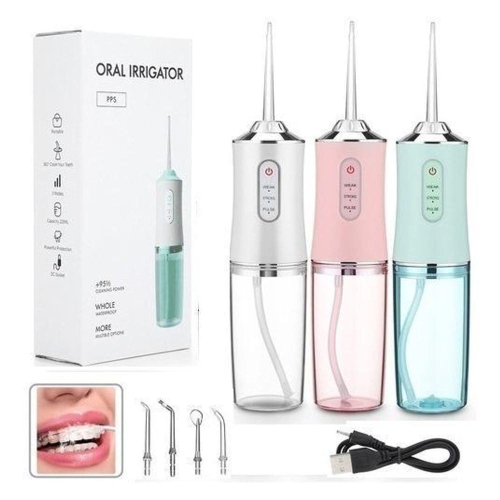 Jato D`Água Irrigador Oral Higiene Limpeza Bucal E Dental