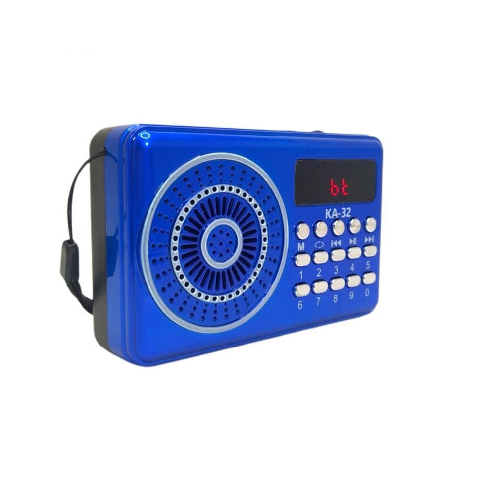 Radio Portátil Ka-32 Pilha Am Fm Radio Bolso Bluetooth