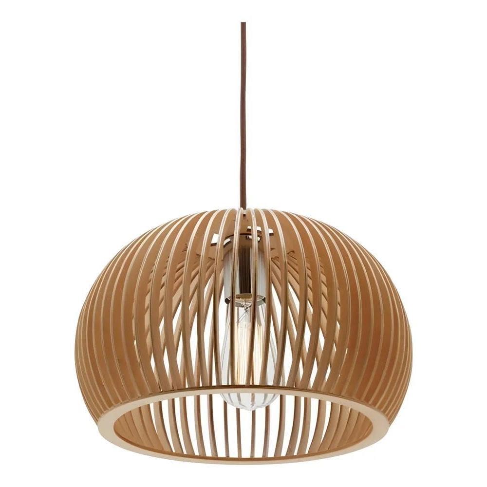 2X Luminária Pendente Design Rústico Sala Luxo Decoração - M