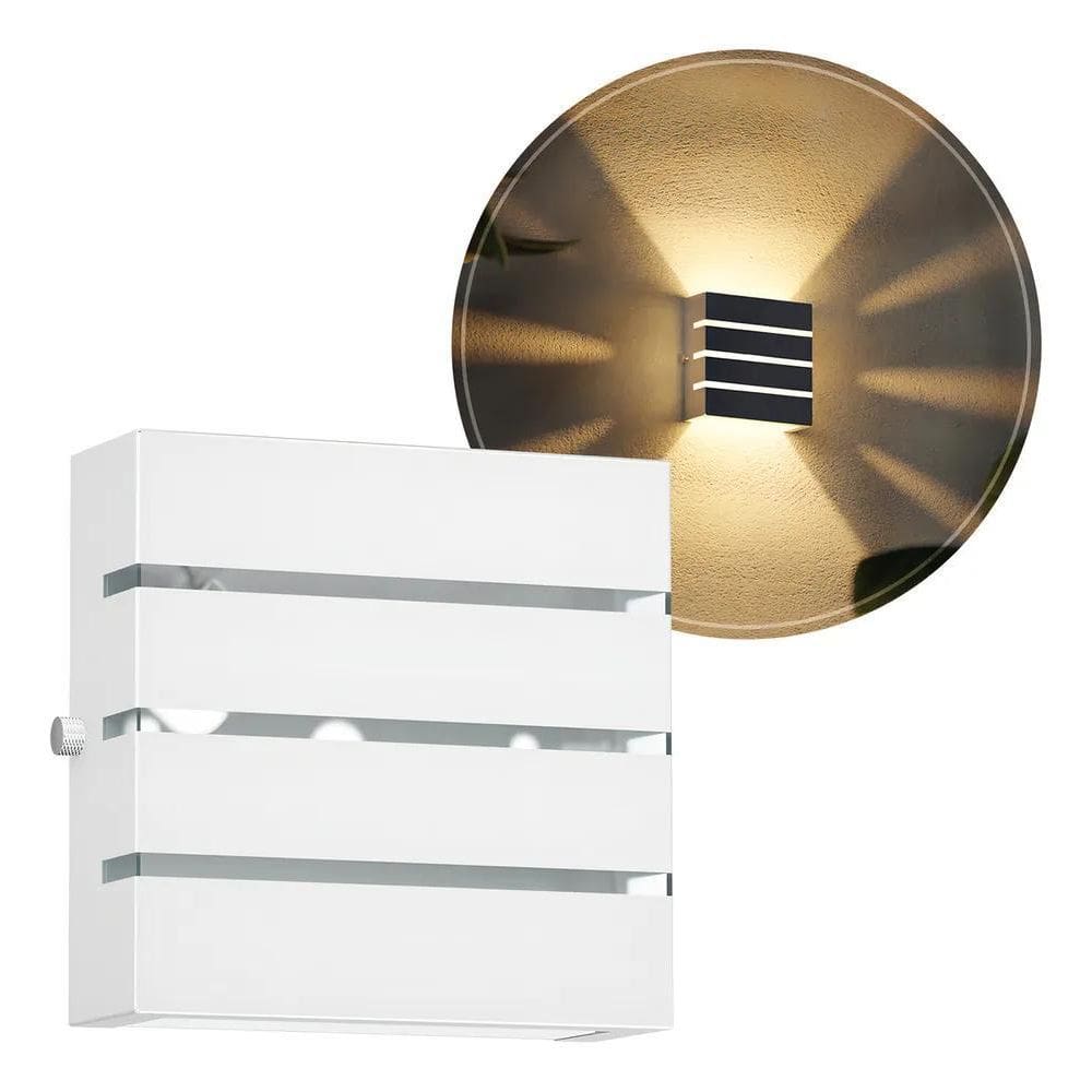 2X Arandela Parede Muro Externa Interna Slim Alumínio Modern