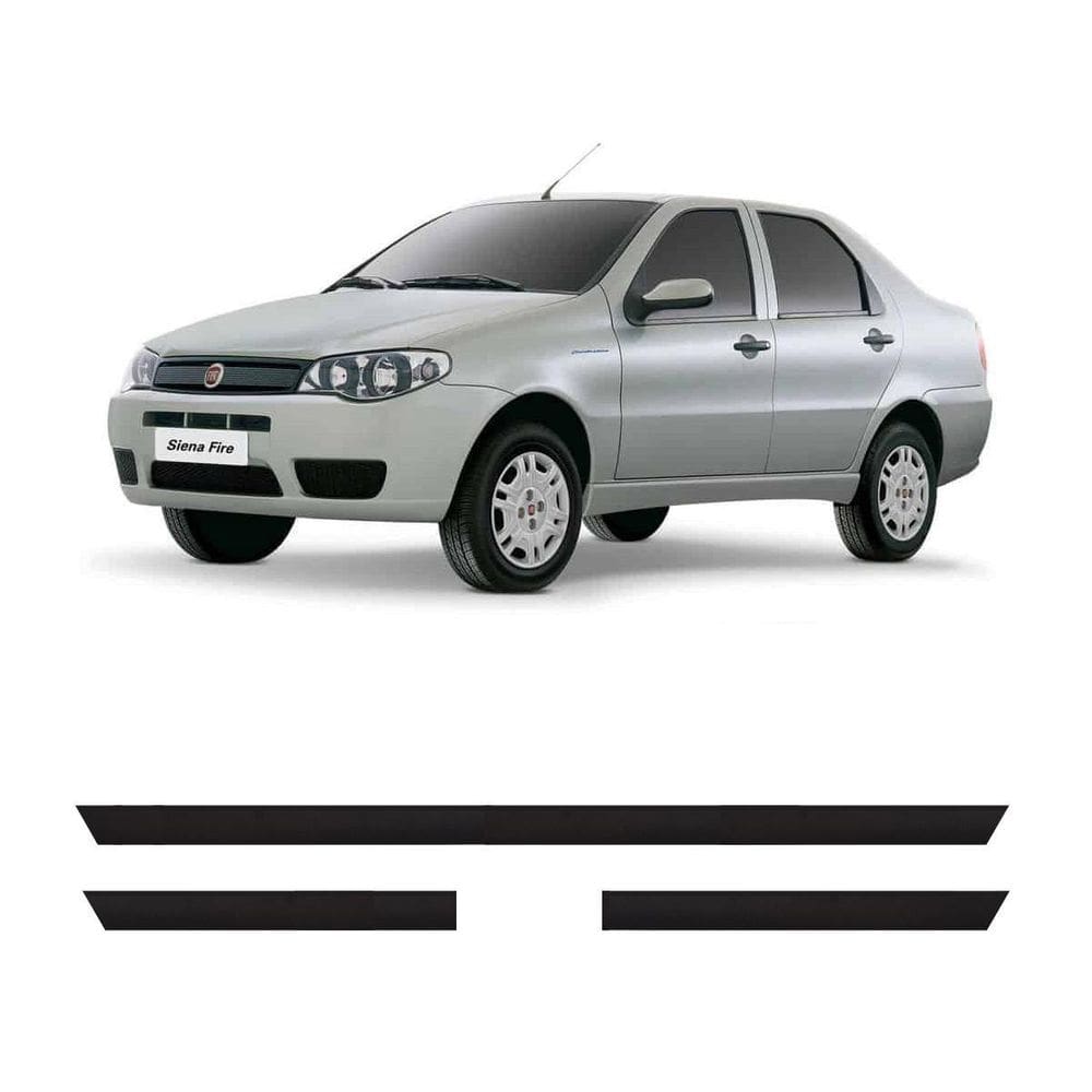 Friso Protetor Parachoque Pintado Fiat Siena 2004 A 2007