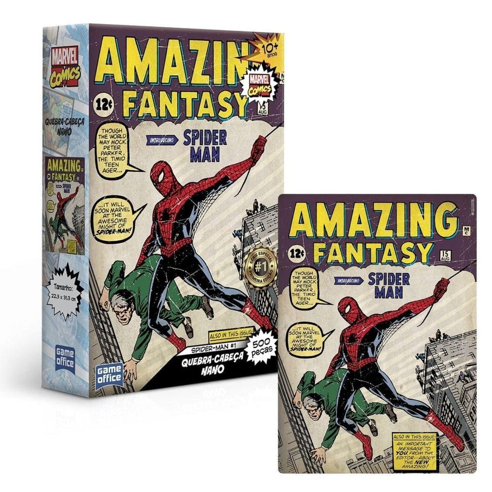 Quebra Cabeça 500 Peças Nano Amazing Fantasy 15 - Toyster