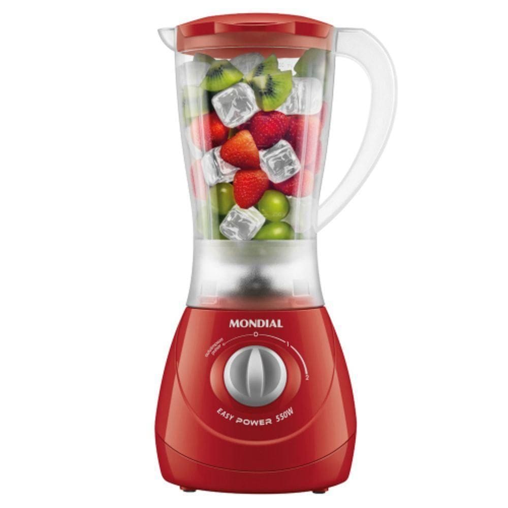 Liquidificador Mondial L-550 550W 2v - 6904-01 Vermelho 110V