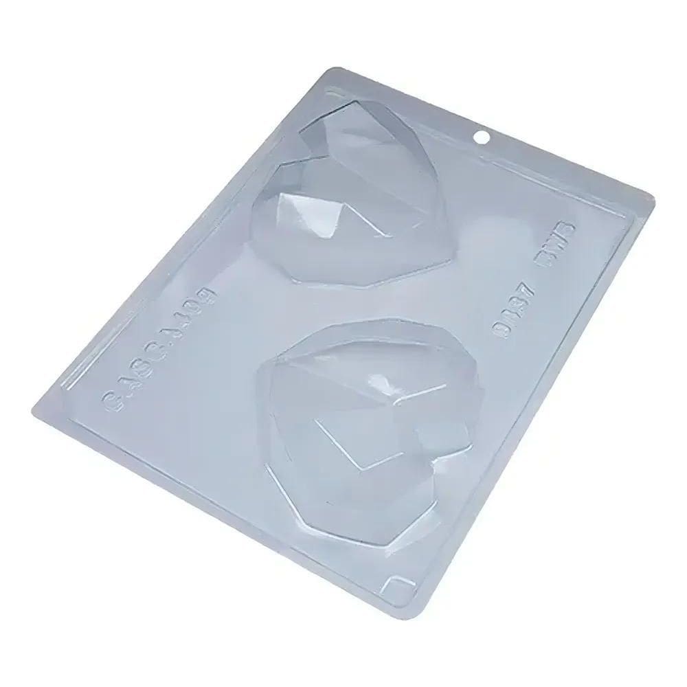 2X Forma Coração Lapidado 200G Ref 9837 Bwb 3 Partes Silicon