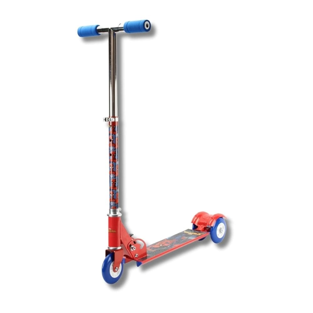 Patinete Infantil Ajustavel E Dobravel Homem-Aranha - Bbr Toys