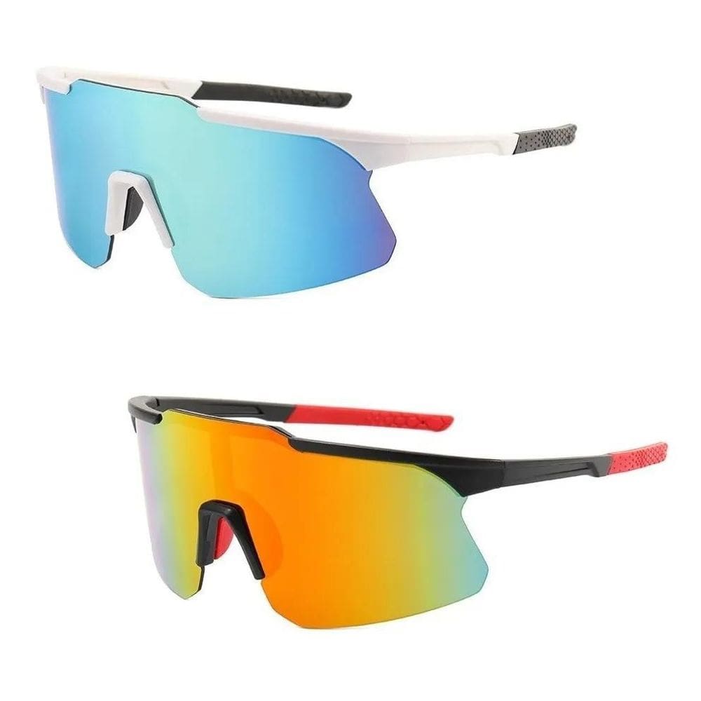 Kit 2 Óculos Esportivo Ciclismo Beach Tennis Proteção Uv400