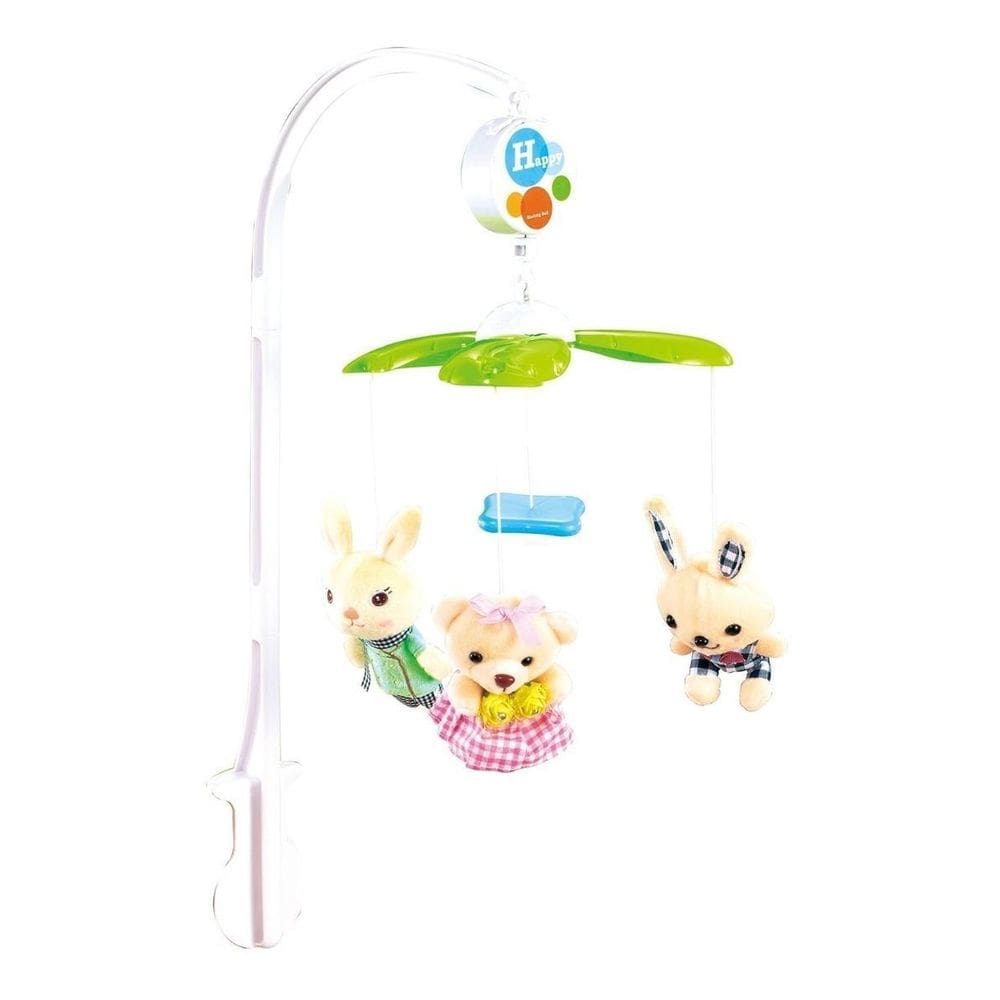 Móbile Musical Eletrônico Giratório Ursinhos Baby Style Bebê