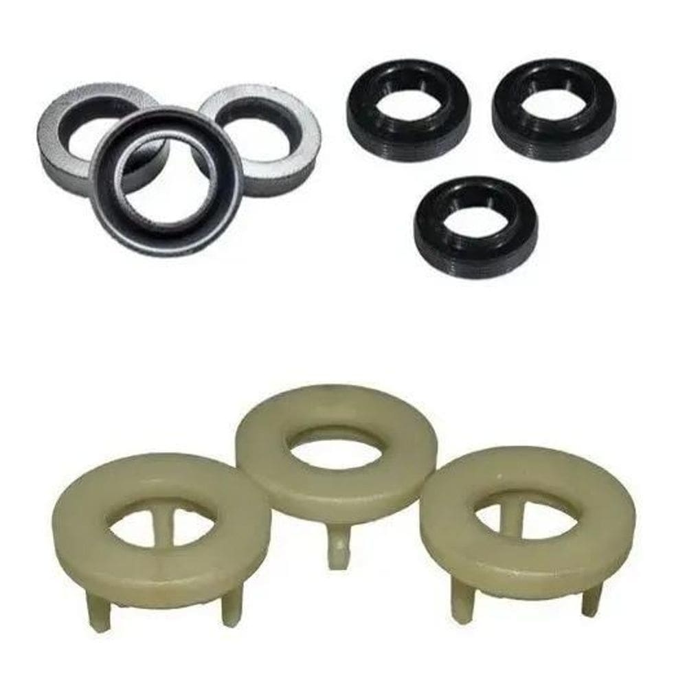 2X Kit Reparo Gaxeta Anel Raspador Lavadora Karcher Hd585 Un