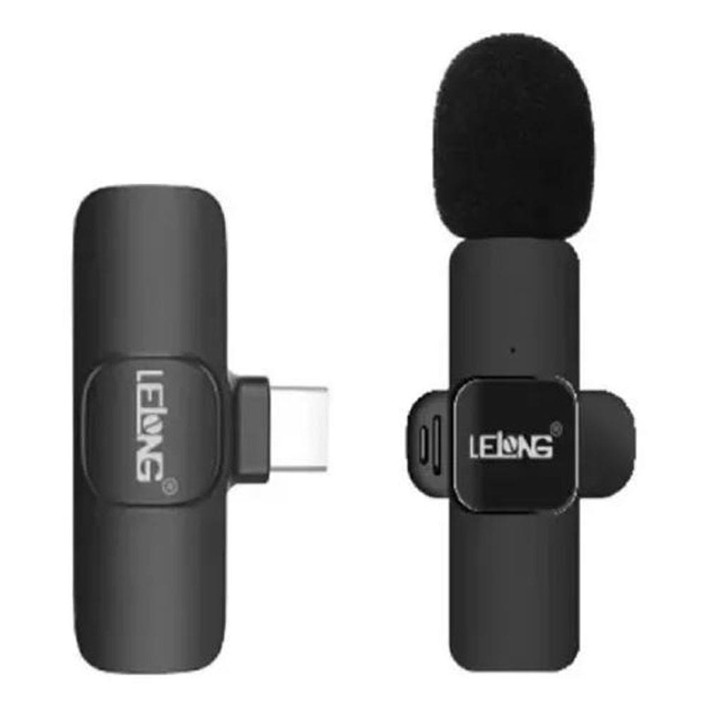 Microfone De Lapela Tipo C Com Áudio Nítido E Natural