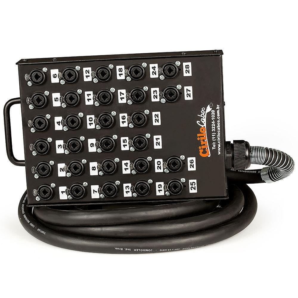 Medusa 48 Vias Com Conectores Combo - 100 Mt