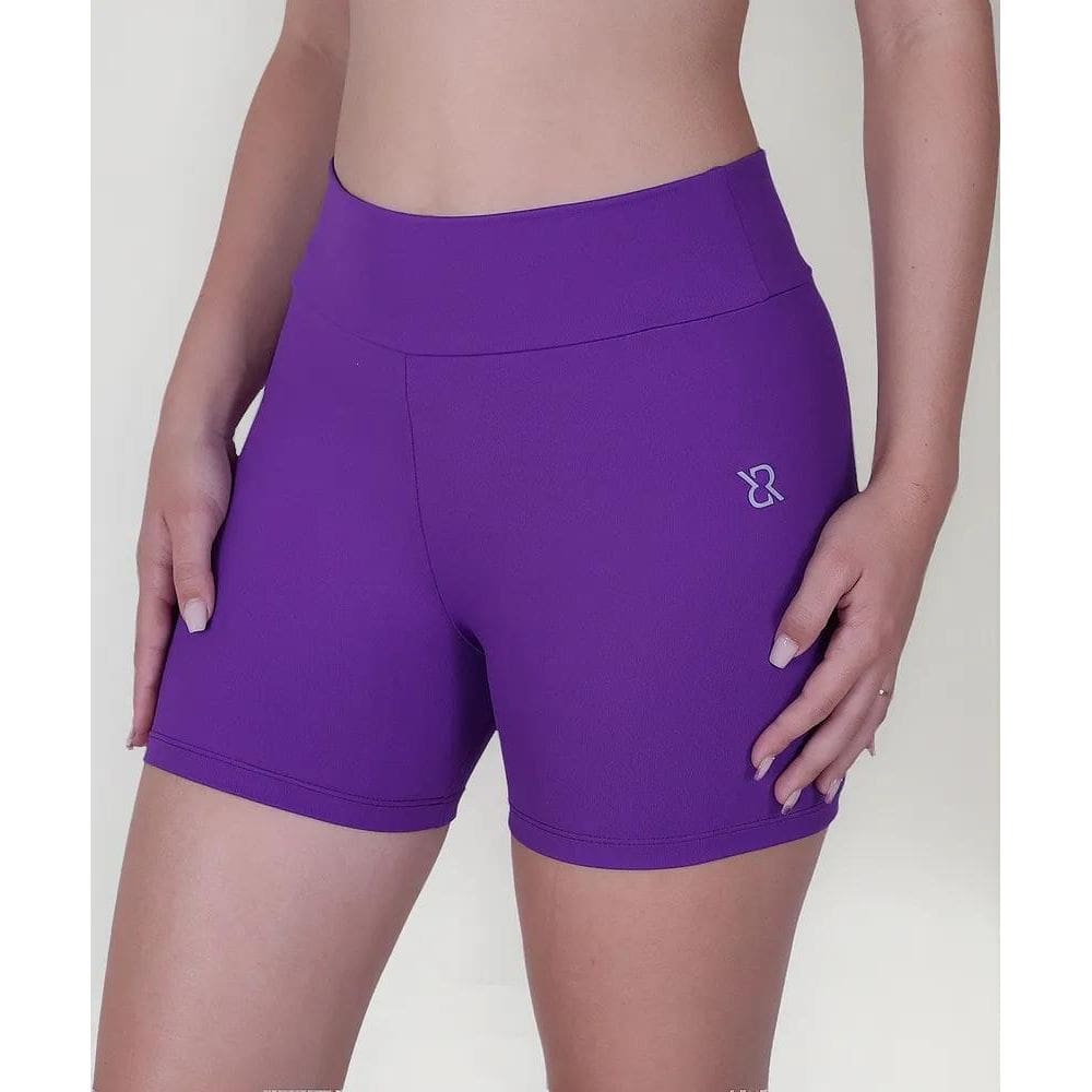 Short Academia Feminino Curto Zero Transparencia Poliamida