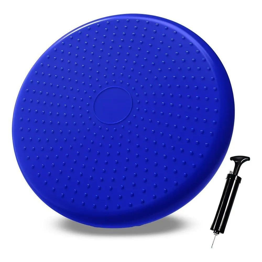 2X Justgofit Disco De Equilíbrio Cushion Inflável Yoga Pilat