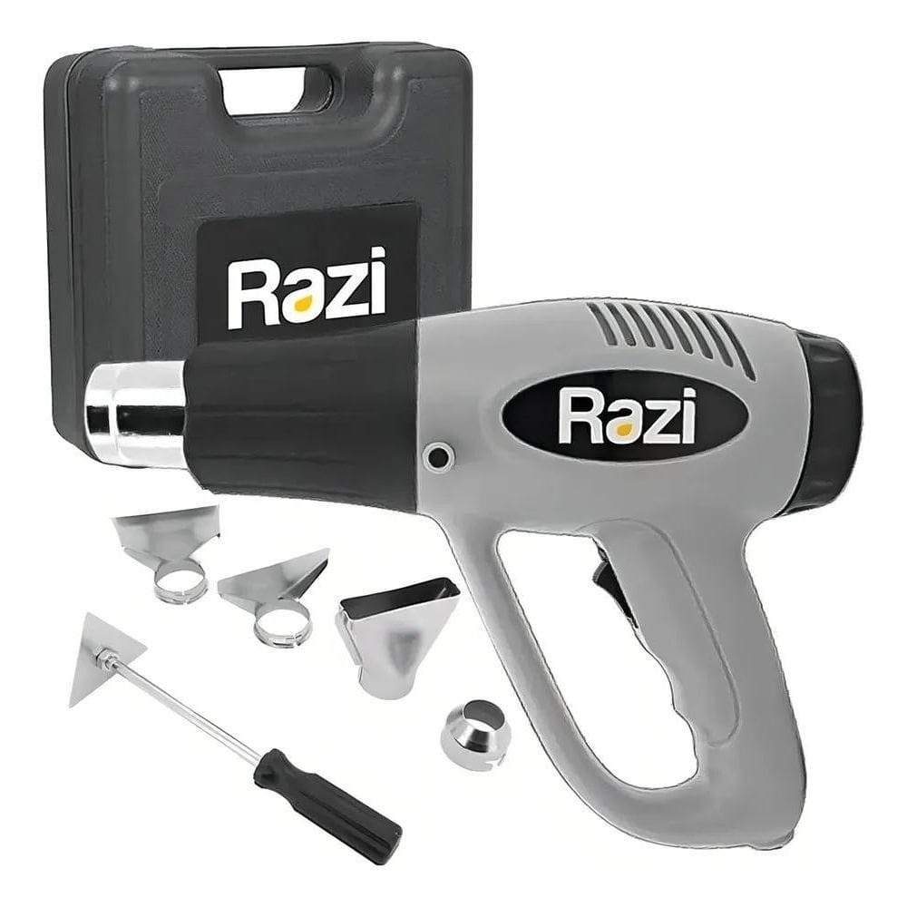 Soprador Térmico 300 À 550C Razi + Kit Acessórios