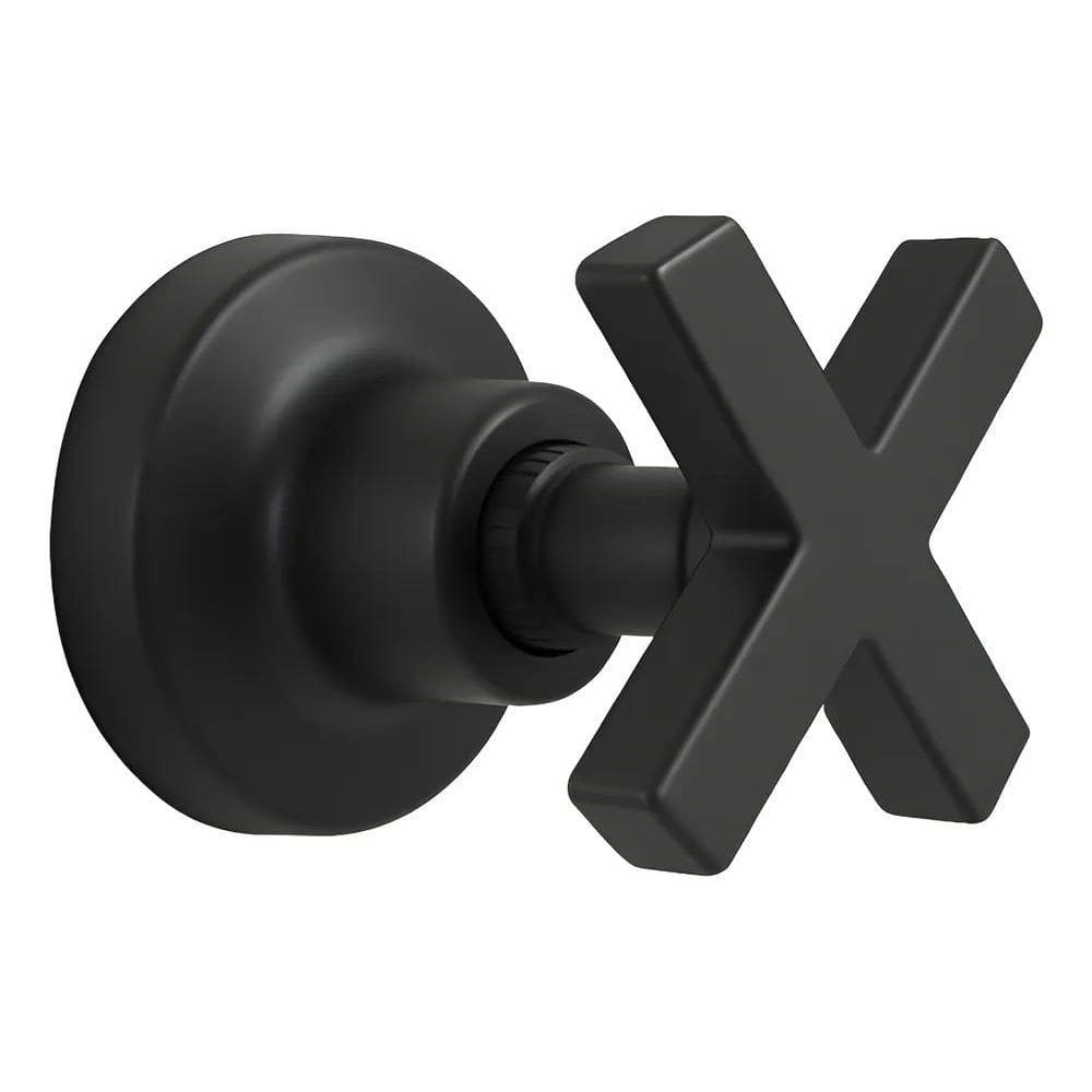 2X Acabamento Cruzeta C-22 Preto Registro Base Deca Metal Lu