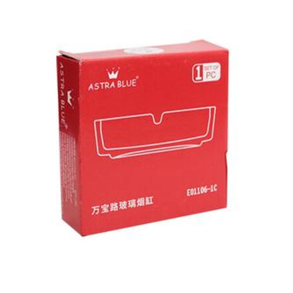 Cinzeiro de Vidro Liso 10,5CM  Astra Blue