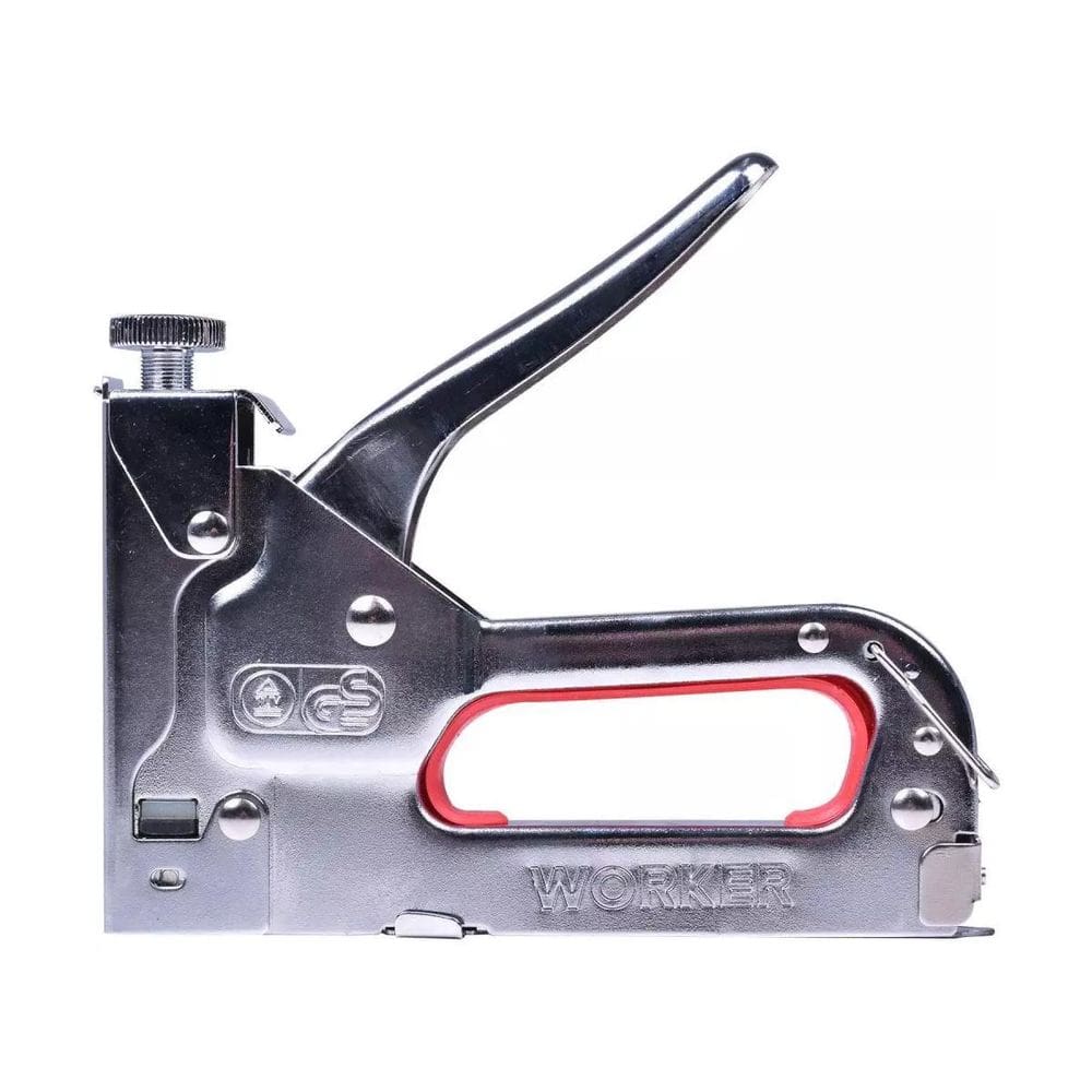 Grampeador Pinador Cromado Profissional 3 Em 1 141054 Worker