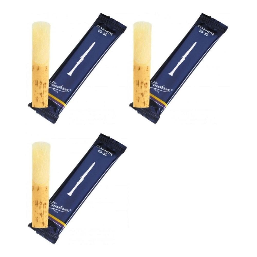 Kit 3 Palhetas Clarinete Vandoren 2
