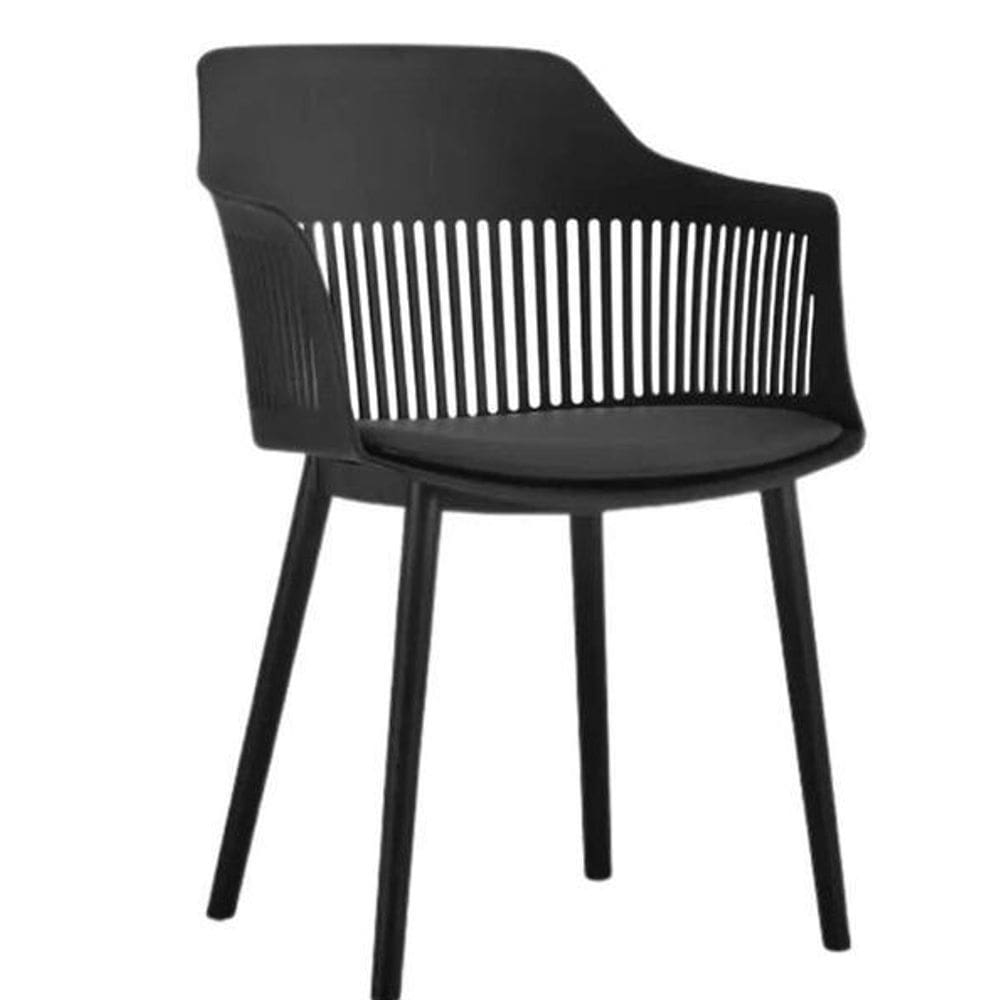 Cadeira Estofada Jantar Cozinha Marcela - Preto