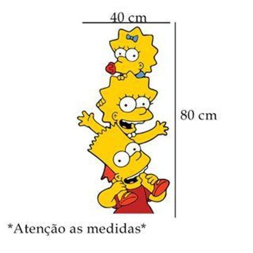 Adesivo De Porta Irmãos Simpsons Mod 1