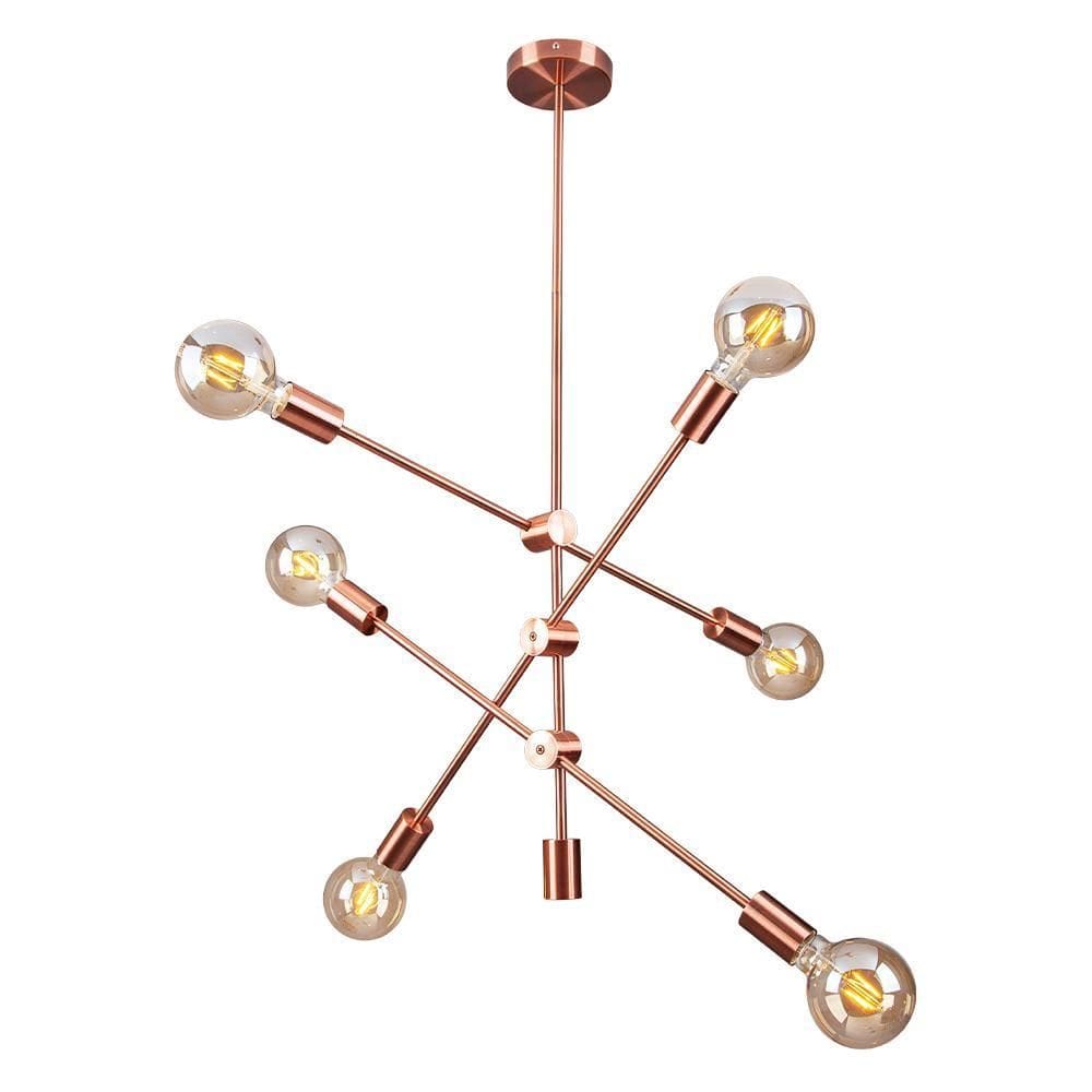 Lustre/Pendente Luminária Moderno Sputnik Circuit Retro